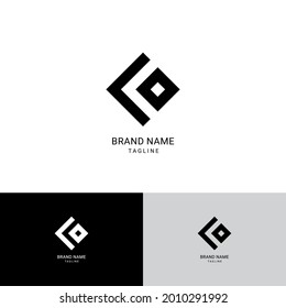 CO Letter Logo Design Concept