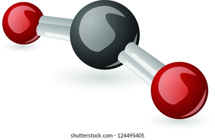 CO2 Carbon Dioxide Molecule