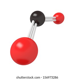 CO2 Carbon Dioxide Molecule