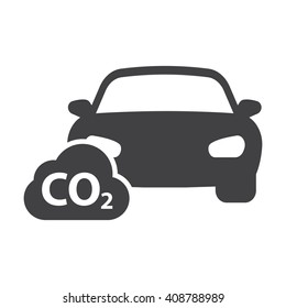 Cars Traffic Co2 Clouds Traffic Exhaust Stock Vector (Royalty Free ...