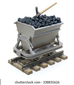 Coal In The Mining Cart