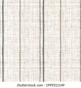 Coastal Textured Line Stripe Endless Linen Texture. Sun Bleached Soft Interior Furnishing Textile Swatch. Greige Striped Decorative Burlap Background. 