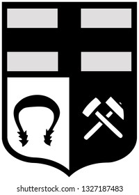 Coat Of Arms Of The City Of Marl. Germany