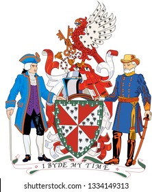 Coat Of Arms Of Loudon County. America