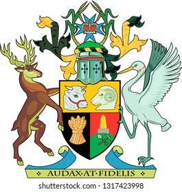 Coat Arms Queensland Australia Stock Illustration 1317423998 