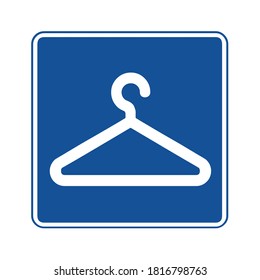 Coat Check Symbol Pictogram Illustration