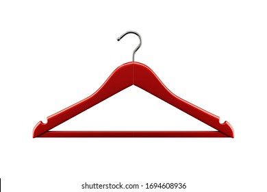 red coat hangers