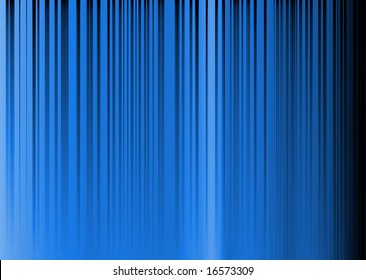 Cobalt Blue Abstract Background With Vertcal Stripes Of Gradient