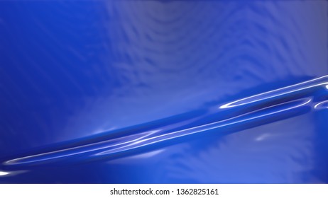 Cobalt Blue Plastic Wrap Texture