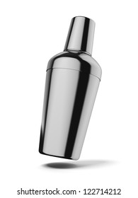 Cocktail Shaker Isolated On A White Background