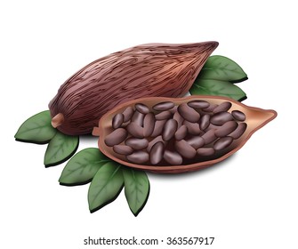 Cocoa Beans Your Design Stock Illustration 363567917 | Shutterstock