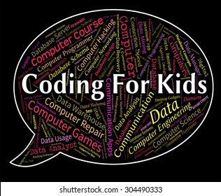 Coding For Kids Meaning Children Code And Youth