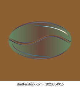 Coffee bean or seed.
