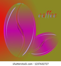 Coffee bean or seed.