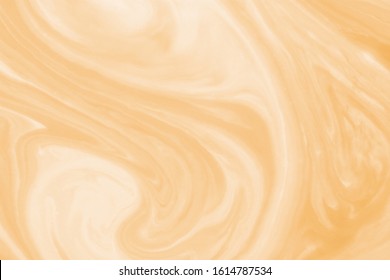 Coffee And Milk Mixing Abstract Or Marbled Chocolate Watercolor Ink Texture Background