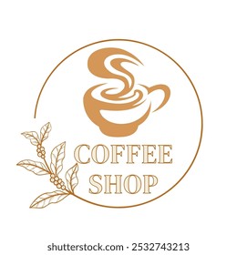 Coffee Café Shop Logo Design  - Powered by Shutterstock