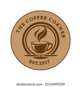 Coffee shop logo design vector - Powered by Shutterstock