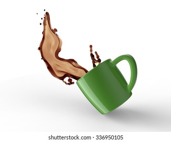 コーヒー こぼす のイラスト素材 画像 ベクター画像 Shutterstock