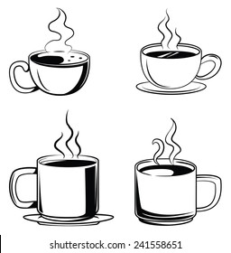 Coffee Symbol Set Collection Stock Illustration 241558651 | Shutterstock