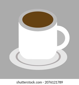 Coffee Tea Time Logo Symbol