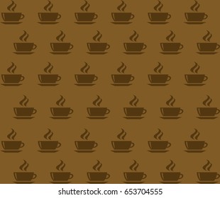 Coffee/tea Cup Pattern Background