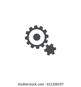 Cogwheel Icon Sign Design Stock Illustration 611100197 | Shutterstock