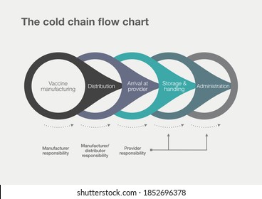 The Cold Chain Flow Chart For Vaccine Distribution