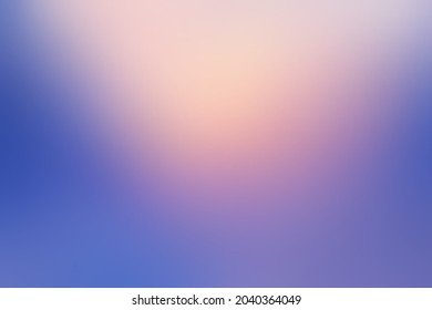 Cold Winter Morning Sky Blurred Background Blue Pink Ombre.