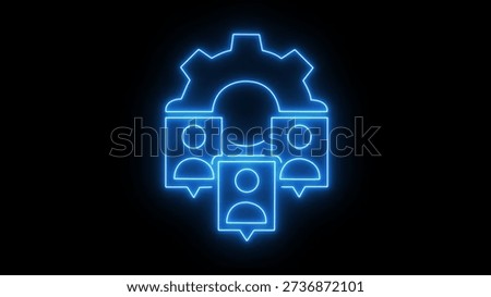 Collaborative teamwork and interconnected gears symbolizing unity and productivity illustration