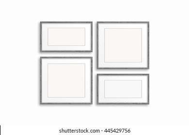 2,776 4 picture frames on wall Images, Stock Photos & Vectors ...