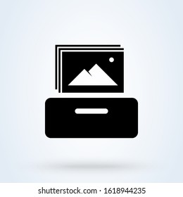 Collectibles. Simple Modern Icon Design Illustration.