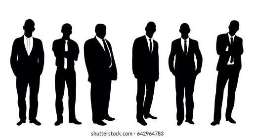 Vector People Silhouettes Stock Vector (Royalty Free) 9404332