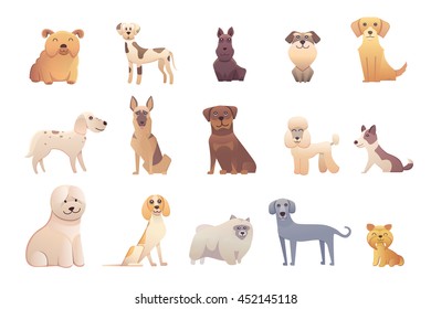 Sheep Icons Set Cartoon Set Sheep Stock Vector (Royalty Free) 1421319617