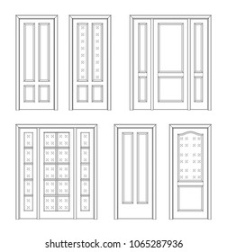 Real Vintage House Window Frame Set Stock Photo 1702300444 | Shutterstock