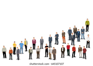 Collection Man Without Face Stock Illustration 645107107 | Shutterstock