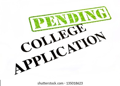 College Application Is Currently PENDING.