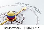 Colombia High Resolution Education Concept