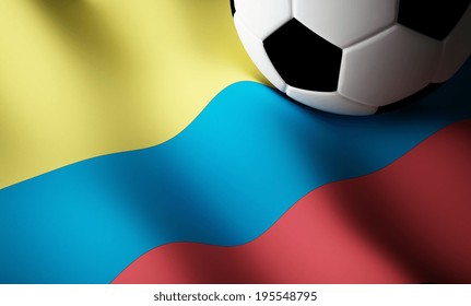 Colombian Flag, Soccer Ball