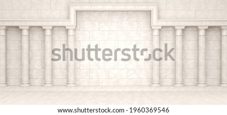 Image, Stock Photo Passage to the old town, Glückstadt