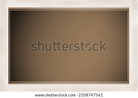 Color background template with border and frame suitable for posters, ads, banner, social media, insert photo and space For Text