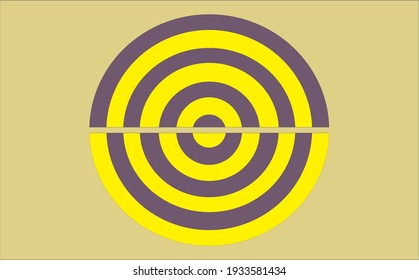 Color Complement Cirlce Pattern For Background