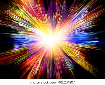 Color Explosion Series Backdrop Composed Vivid Stock Illustration 460935508