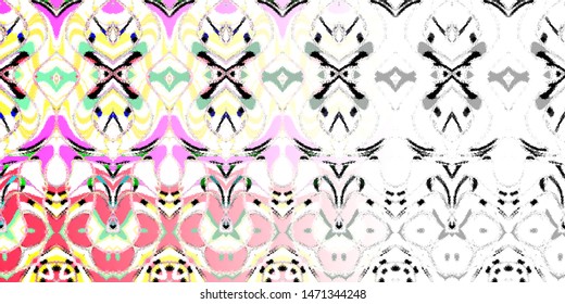 Color fading abstract pattern for textile and design