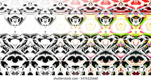 Color fading abstract pattern for textile and design