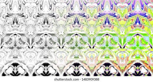 Color fading abstract pattern for textile and design