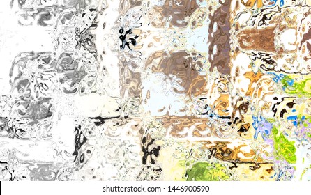 Color fading horizontal abstract pattern for textile and design
