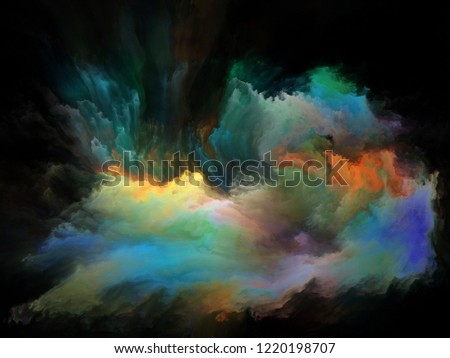 Color Flow series. Backdrop composed of streams of digital paint for use in the projects on music, creativity, imagination, art and design