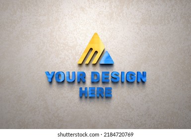 Color Ful Vector Design In Yellow And Blue Color Your Design Here Beautiful Logo 