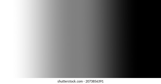 Color Gradation From White To Gray To Black