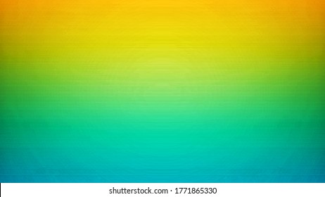 Color Gradiant, Yellow, Green And Blue Sky